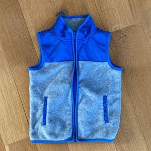 Old Navy 3T lightweight fleece gray-blue vest